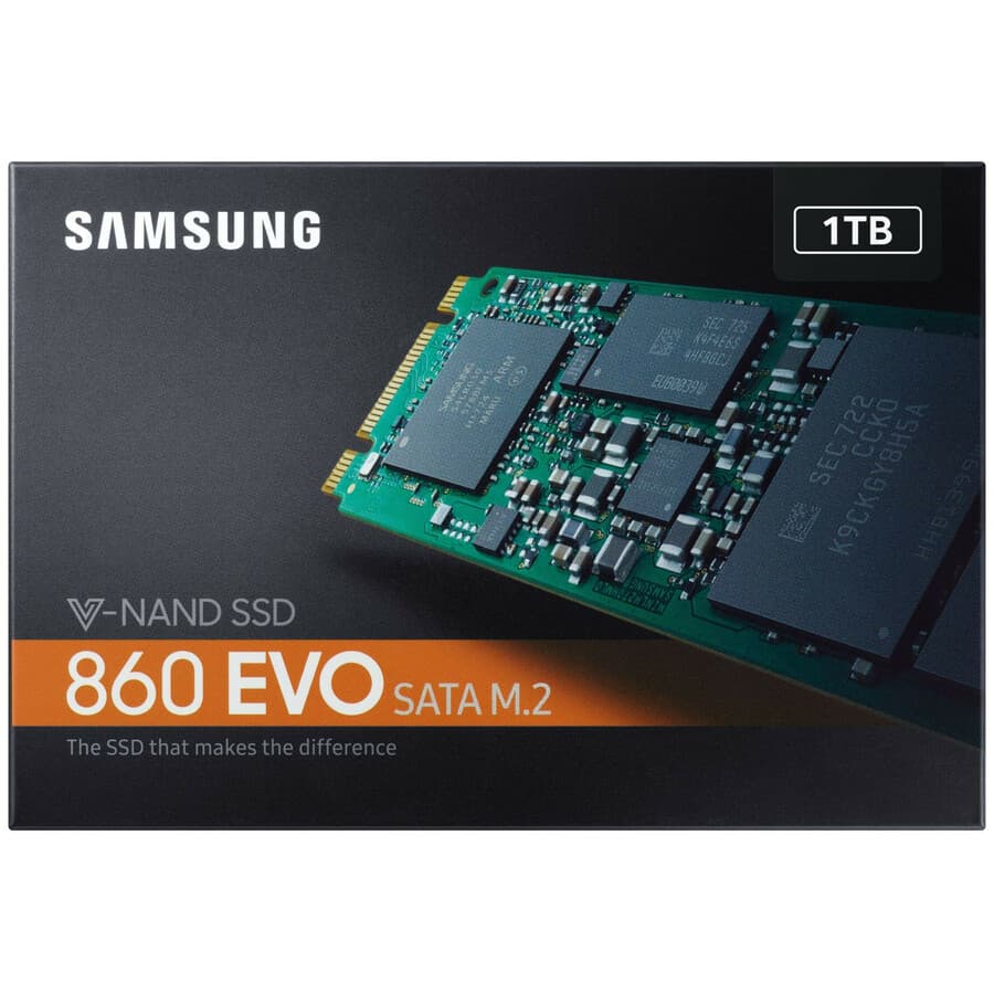 Samsung 1TB 860 EVO SSD M.2 SATA 2280 desktop solid-state drive