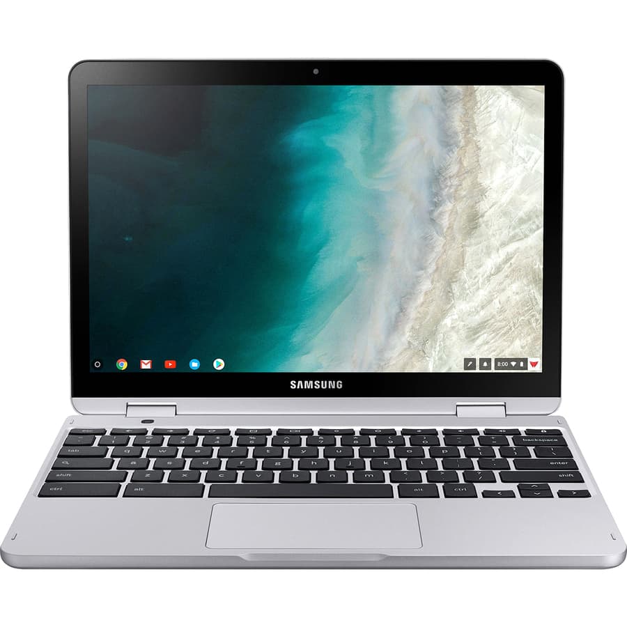 Samsung Chromebook Plus V2 2-in-1 convertible laptop with Chrome OS and Intel Celeron 3965Y