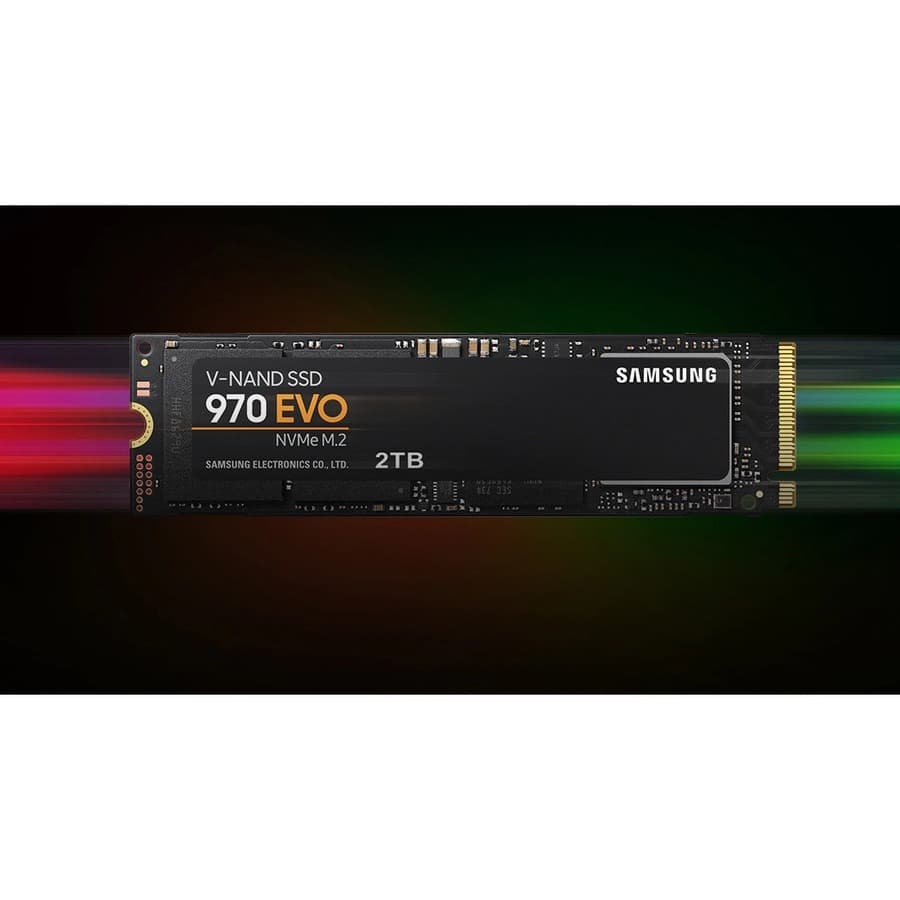 Samsung 970 EVO 2TB M.2 internal NVMe solid-state drive for desktop and workstation storage