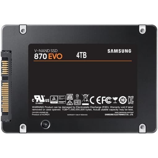 Samsung 870 EVO 4TB 2.5" 6GB view 7