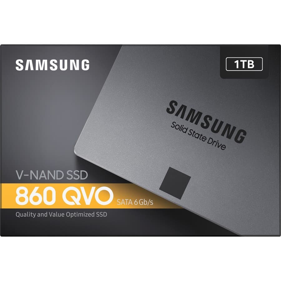 Samsung 860 QVO 1 TB 2.5-inch SATA internal SSD for desktop storage upgrades