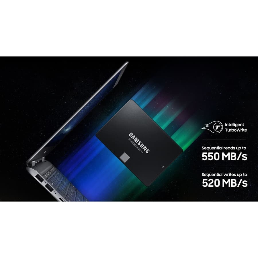 Samsung 860 EVO 1 TB 2.5-inch SATA internal SSD for notebook and desktop upgrades