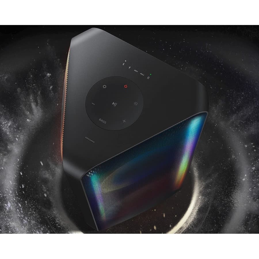 Samsung Sound Tower High Power 240W portable speaker with battery and IPX5 water resistance
