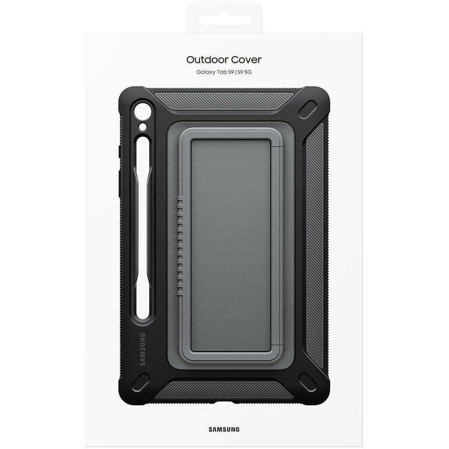 Samsung black outdoor cover for Galaxy Tab S9 tablet protection