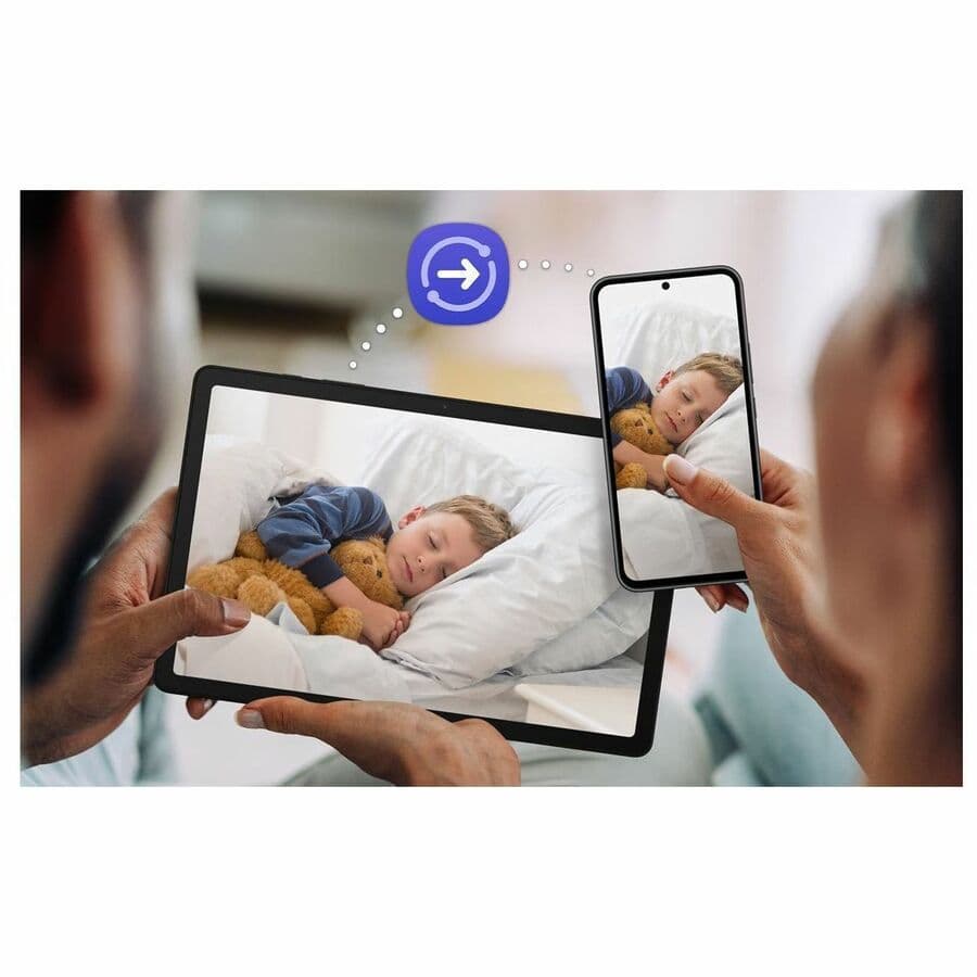 Samsung Galaxy Tab A9+ 11-inch Wi-Fi tablet in Silver with 4 GB RAM and 64 GB storage