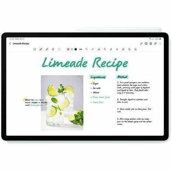 Samsung Galaxy Tab S9 FE 128GB Mint business tablet with 10.9-inch display