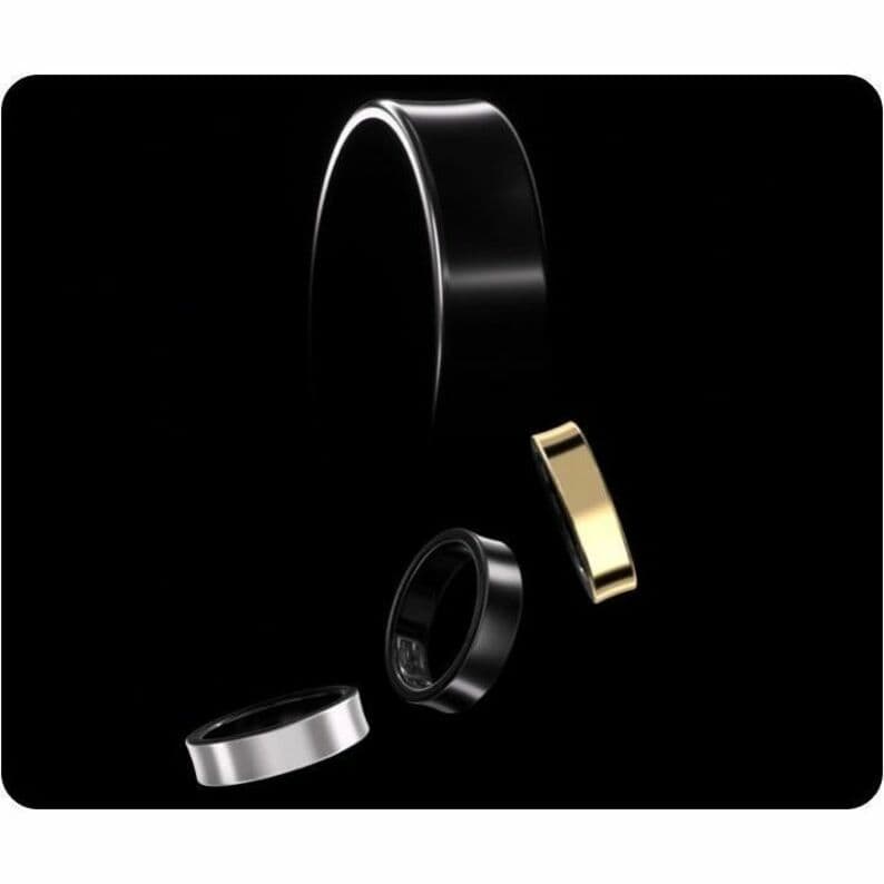Samsung Galaxy Ring Size 8 Black titanium smart ring for wellness tracking