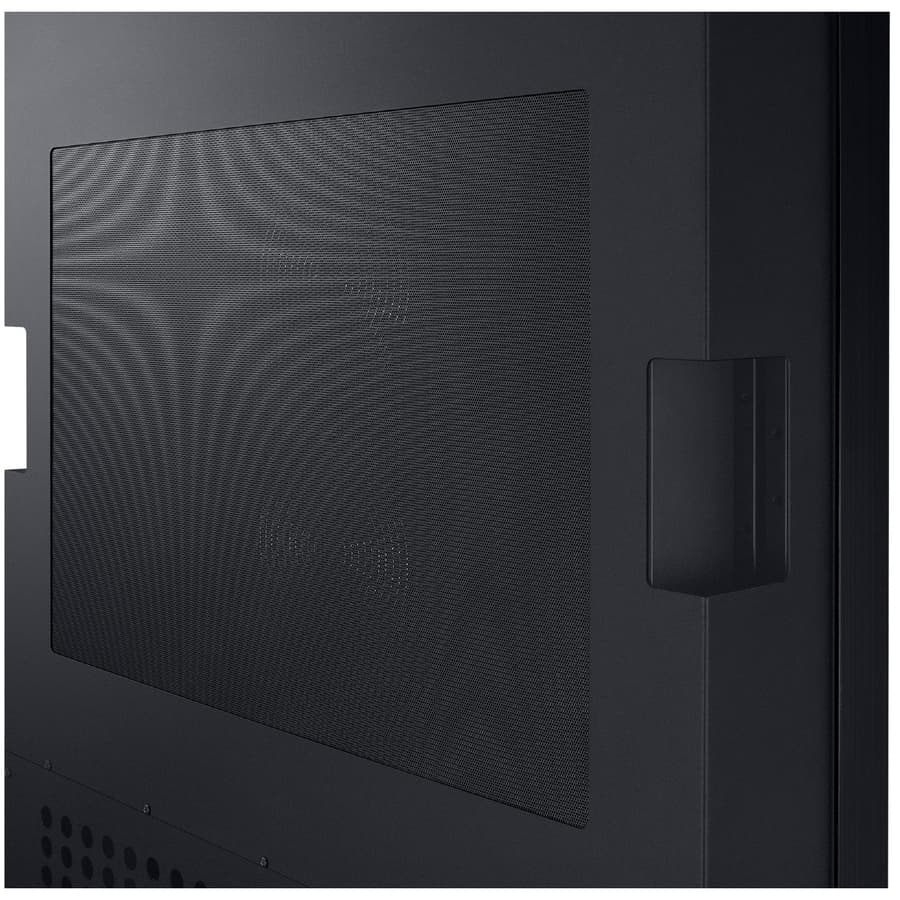 Black Samsung STN-E46D commercial display enclosure for OH46D outdoor digital signage