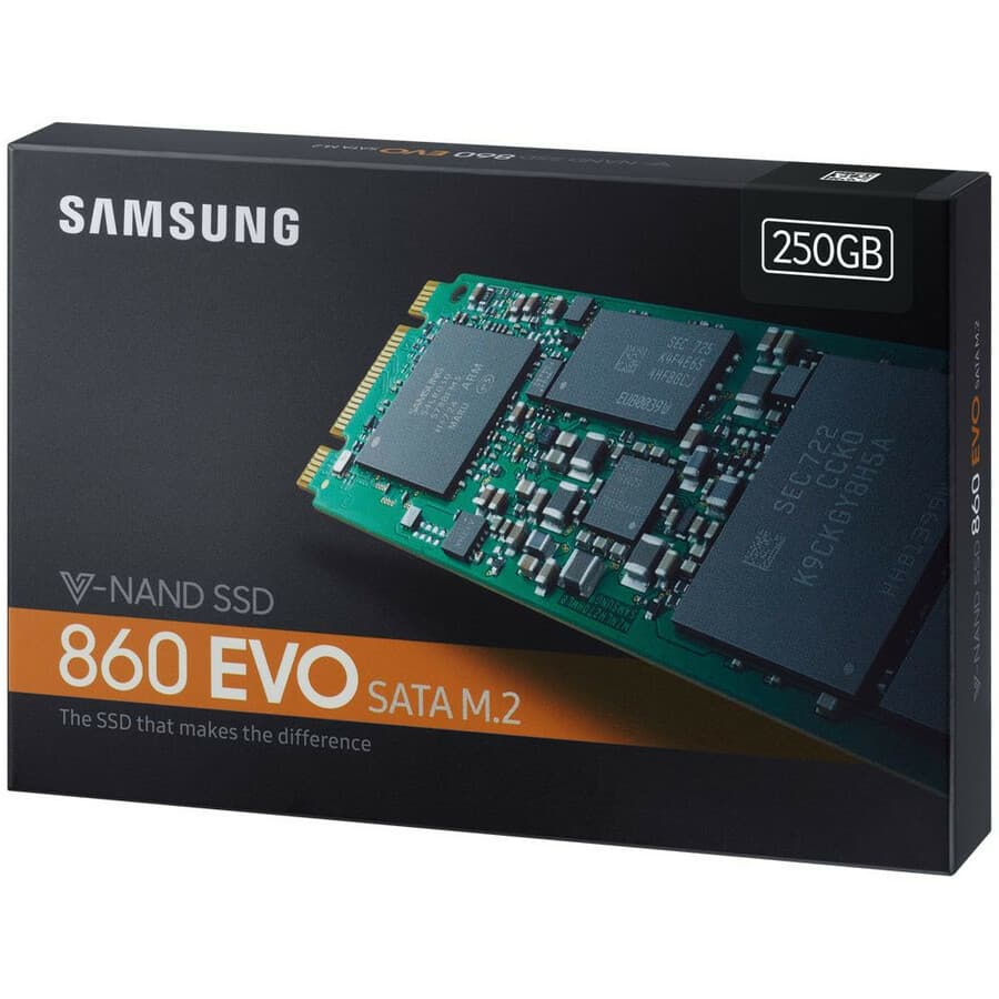 SAMSUNG - SOURCING SAMSUNG 860 EVO 250 GB SSD M.2 INTERNAL SATA DESKTOP PC NOTEBOOK view 7