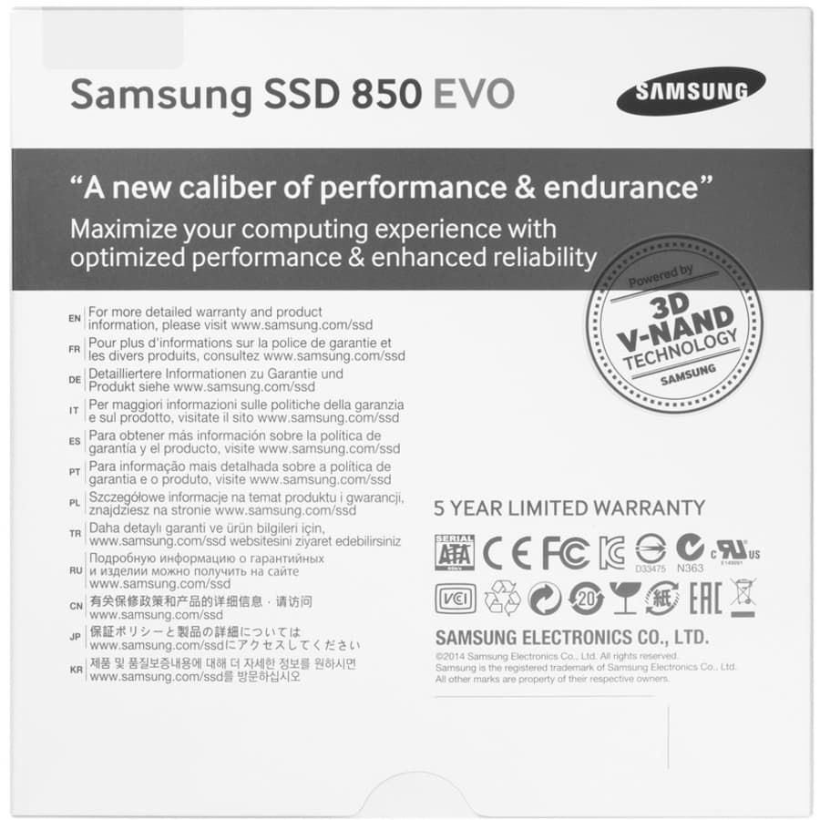 SAMSUNG - SOURCING KIT SAMSUNG 850 EVO 500 GB SSD 2.5 INTERNAL SATA 540 MB/S view 11