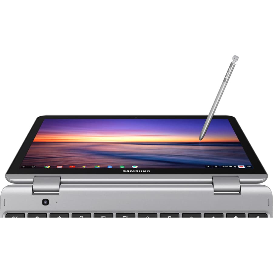 Samsung Chromebook Plus V2 2-in-1 convertible laptop with Chrome OS and Intel Celeron 3965Y