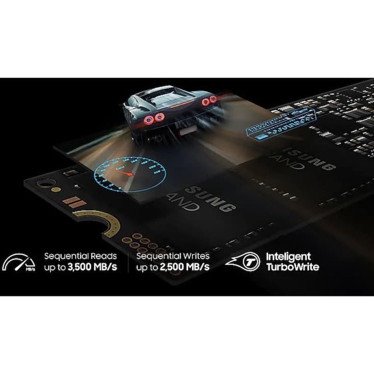 Samsung 970 EVO 2TB M.2 internal NVMe solid-state drive for desktop and workstation storage