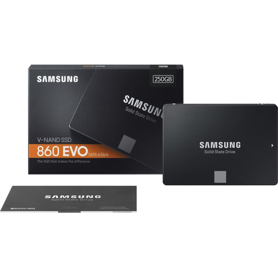 SAMSUNG - SOURCING KIT SAMSUNG 860 EVO 250GB SATA 6GBPS 2.5INCH INTERNAL SOLID STATE view 7