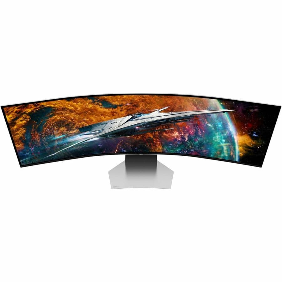 Samsung Odyssey G95SC 49-inch curved OLED ultrawide monitor with DQHD resolution