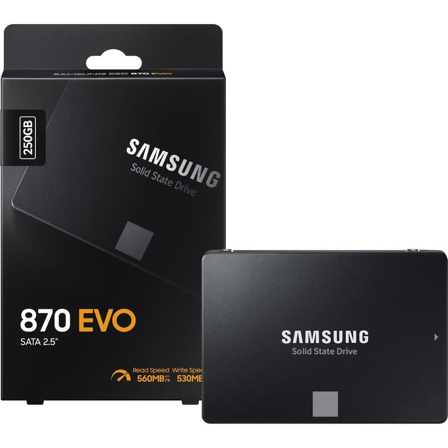 SAMSUNG - SOURCING KIT SAMSUNG 870 EVO 250GB 2.5 INCH SATA III INTERNAL SSD view 8