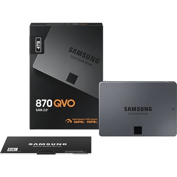 SAMSUNG - SOURCING SAMSUNG 870 QVO 4TB 2.5INCH SATA 6GBPS V-NAND 4BIT MLC view 10