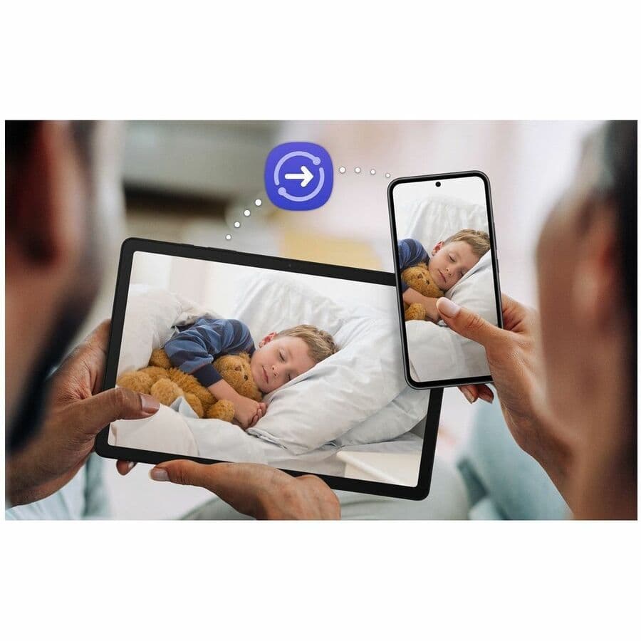 Samsung Galaxy Tab A9+ business tablet in graphite with Wi-Fi connectivity