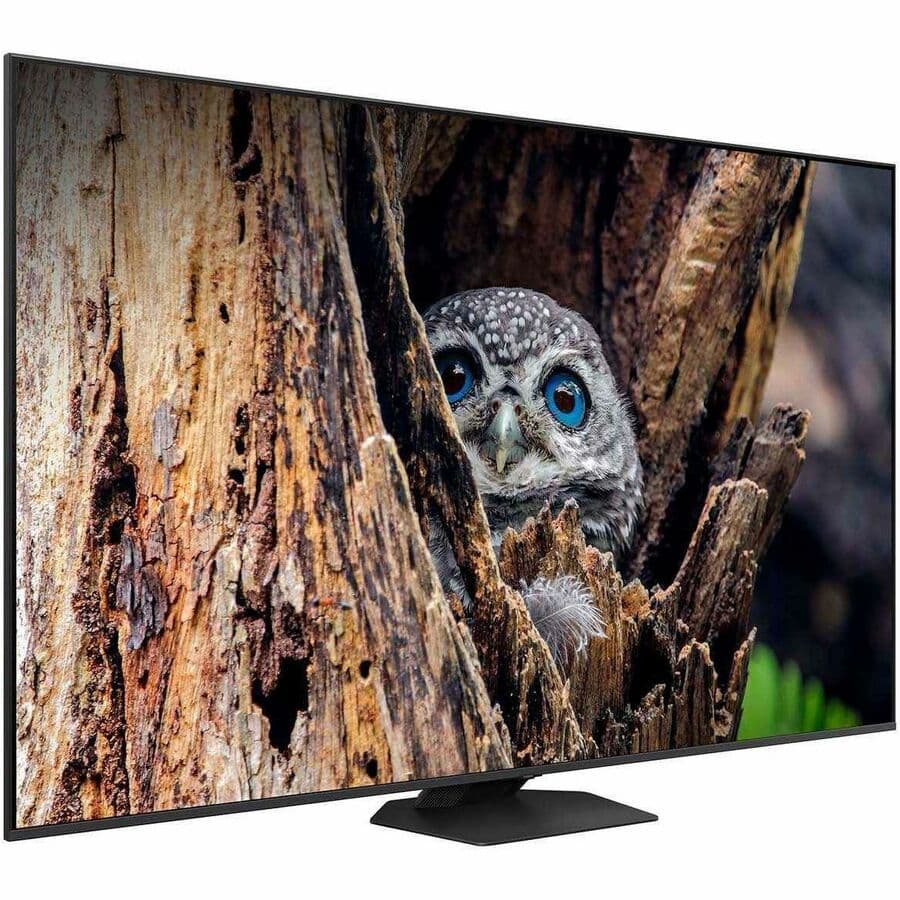 Samsung 75-inch QLED 4K Smart TV with 120Hz refresh, Quantum HDR+, and SolarCell Remote