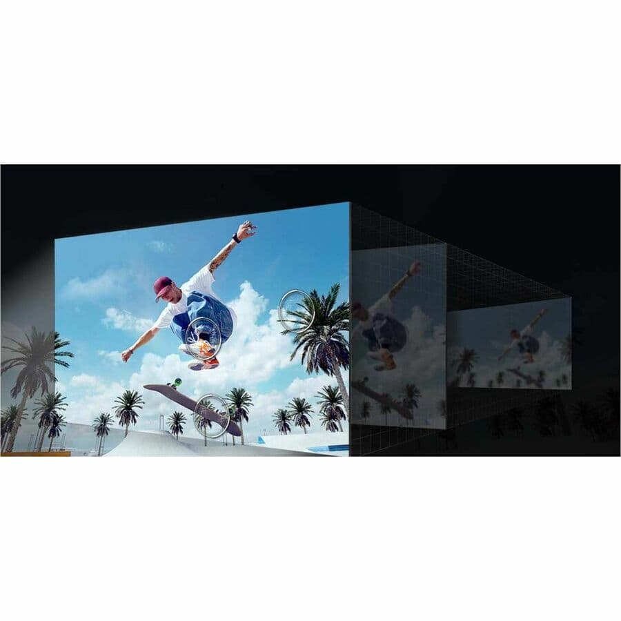 Samsung 55-inch DU8000 Crystal UHD 4K smart TV with slim black bezel