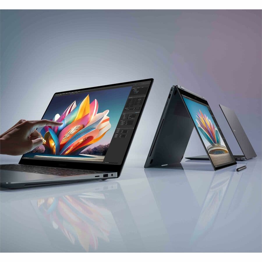 Samsung Galaxy Book4 Pro 16 business laptop in Moonstone Gray with Intel Core Ultra 7 and 32 GB memory