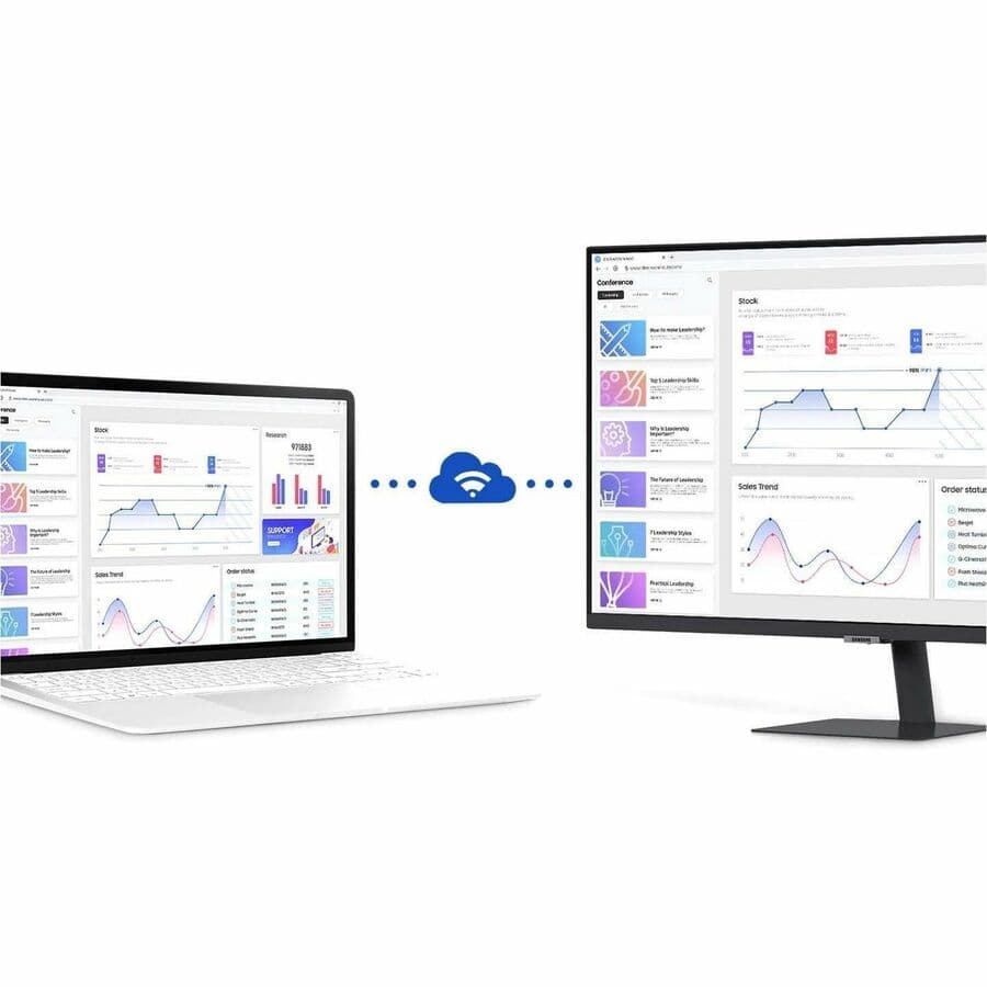 Samsung 32 Smart Monitor M5 M50D with Full HD 1080p display and 60 Hz refresh rate