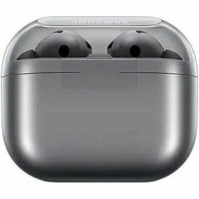 Samsung Galaxy Buds3 Pro wireless earbuds in silver with in-ear design