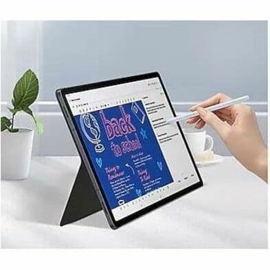 Black Samsung Book Cover Keyboard for Tab S10 Plus S9 Plus and S9 FE Plus with AI Key