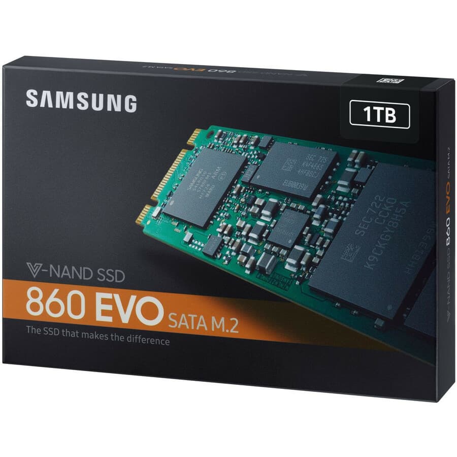 Samsung 1TB 860 EVO SSD M.2 SATA 2280 desktop solid-state drive