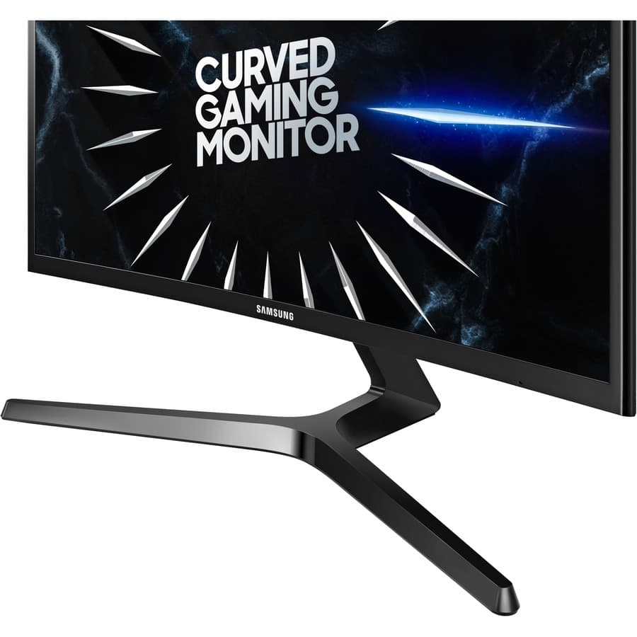 Samsung 24-inch curved gaming monitor with Full HD display and slim black bezel