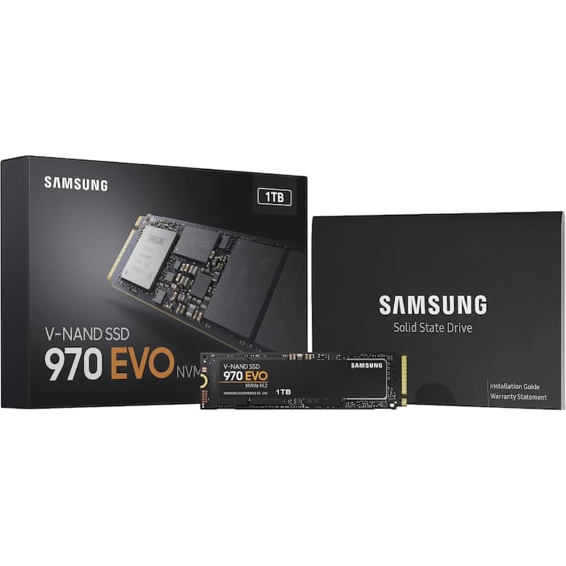 Samsung 970 EVO 1 TB M.2 2280 PCIe internal SSD in white