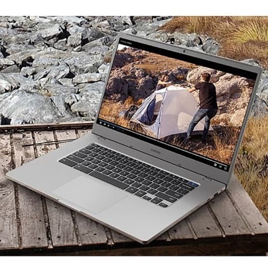 Samsung Chromebook 4 Plus with 15.6-inch Full HD display, Intel Celeron N4000, and 128 GB eMMC storage