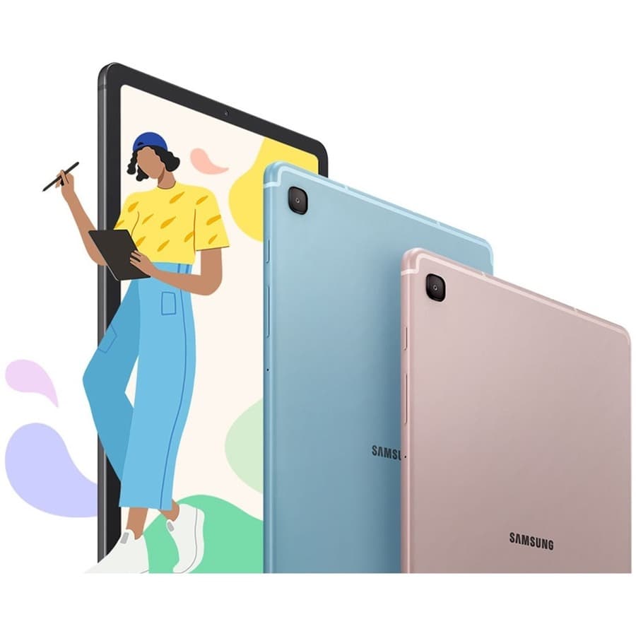 Samsung Tab S6 Lite 2022 10.4-inch business tablet in rose finish with Wi‑Fi and 128 GB storage