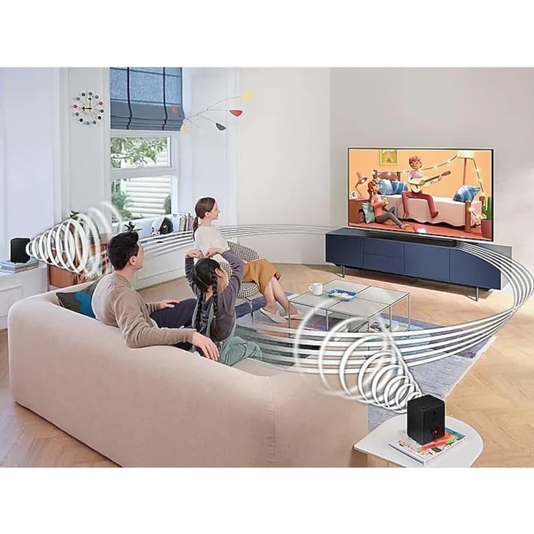 Samsung HW-C450/ZA black 2.1-channel soundbar for TV audio