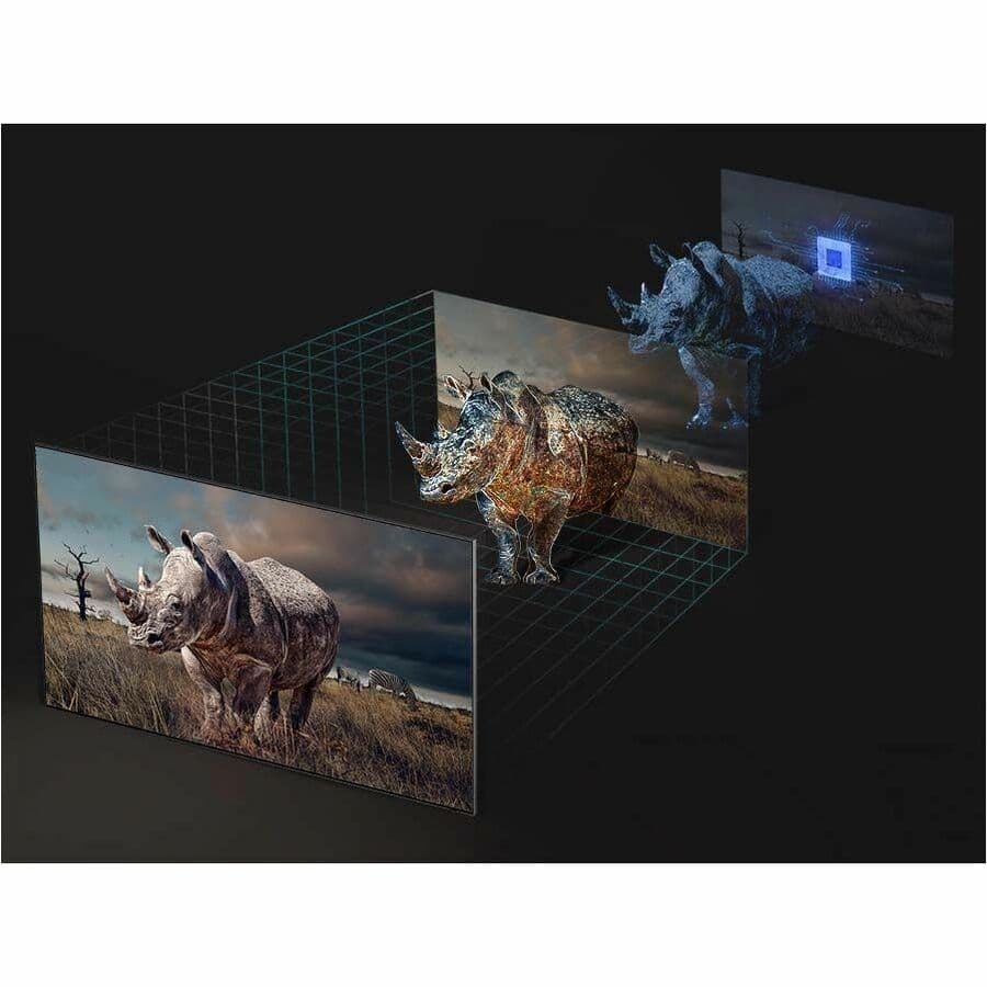 Samsung 42-inch OLED 4K Smart TV with 120 Hz refresh rate and slim black bezel