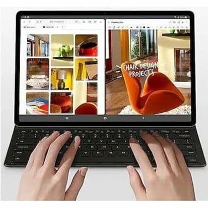 Samsung Tab S10 Plus S9 Plus S9 FE Plus book cover keyboard slim black with AI key