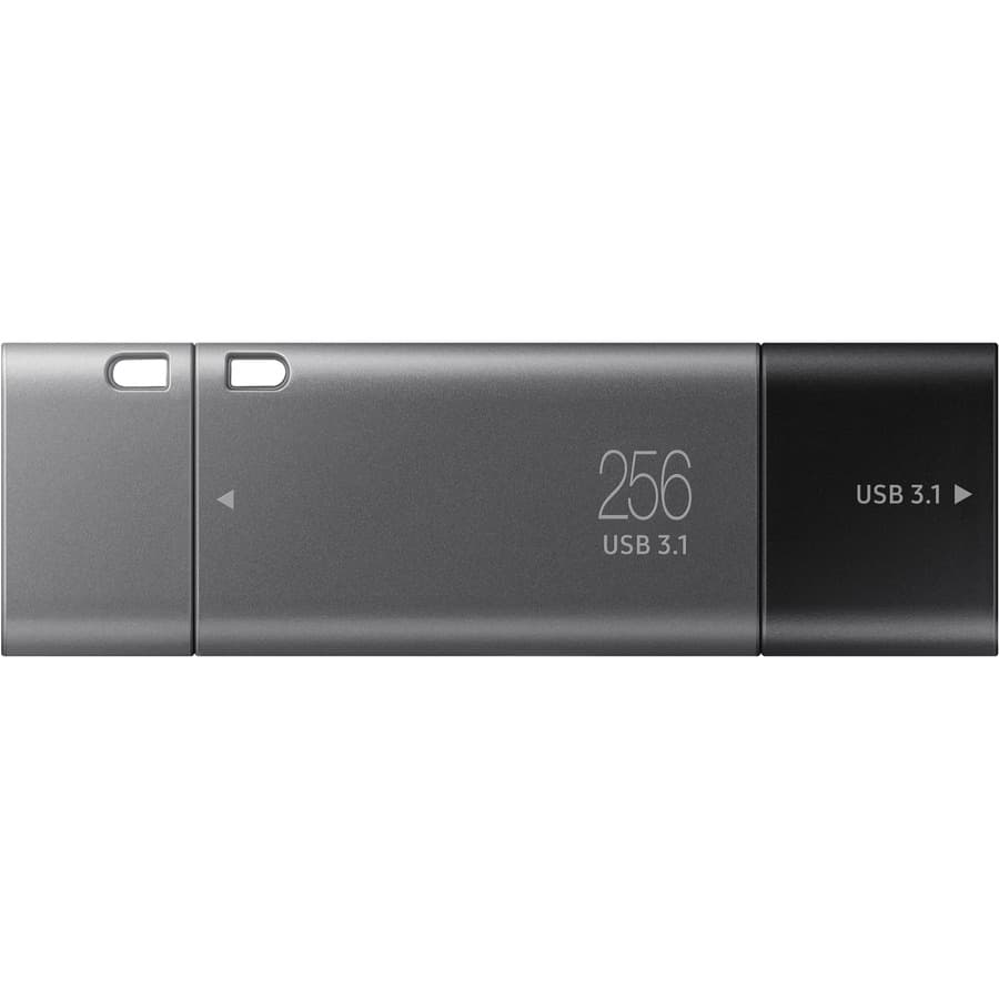 Samsung 256 GB USB Duo Plus flash drive for portable high-capacity storage