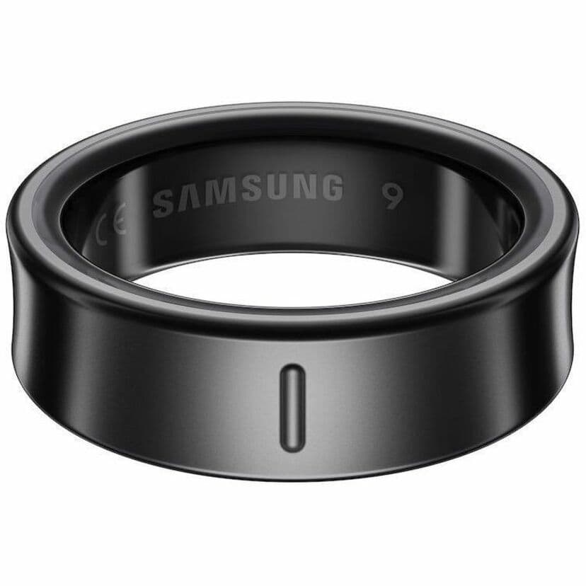 Samsung Galaxy Ring Size 8 Black titanium smart ring for wellness tracking