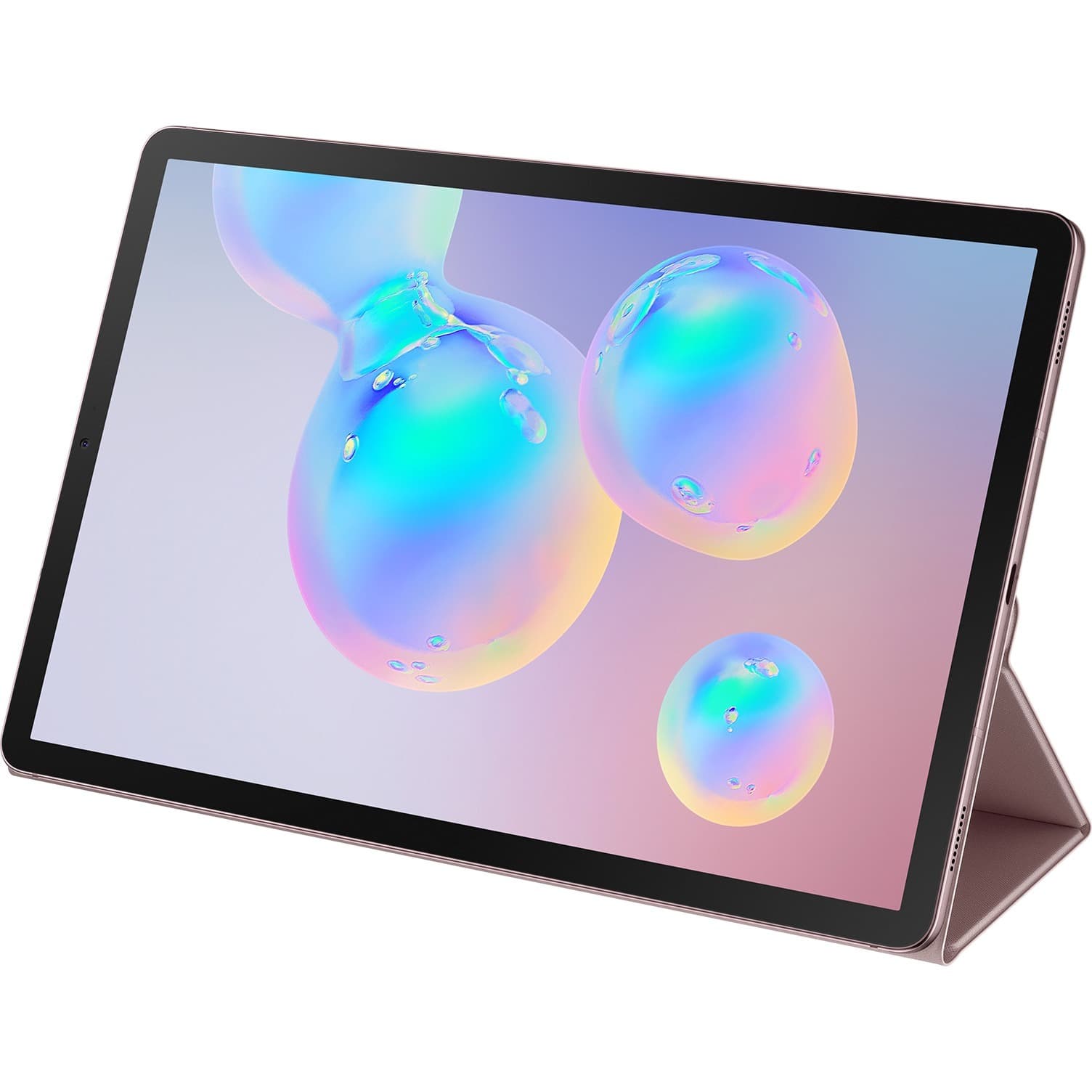 Samsung Tab S6 book cover in rose blush slim folio tablet case