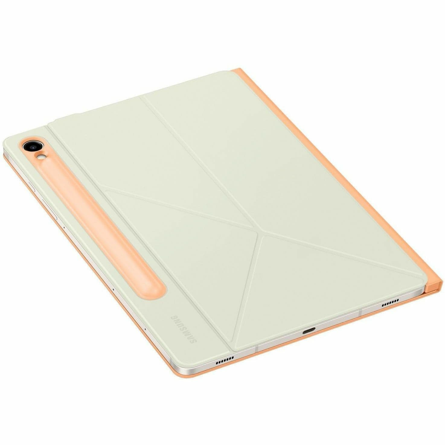 Orange Samsung Smart Book Cover for Tab S10 tablet