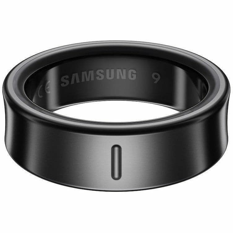 Samsung Galaxy Ring Size 8 Black titanium smart ring for wellness tracking