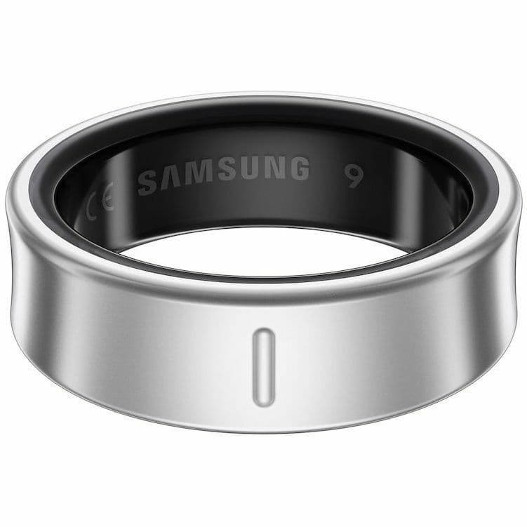 Samsung Galaxy Ring Size 8 in Silver, screen-free smart ring for health tracking