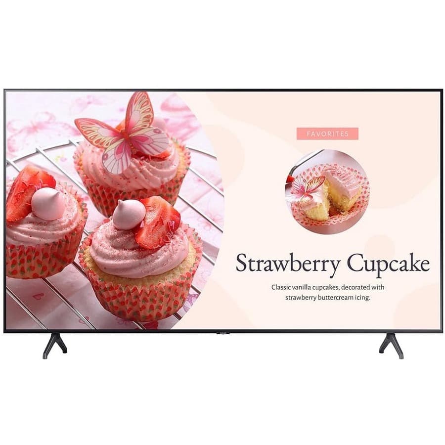 Samsung Commercial Large Format Be50t-H 50in Bet Series Comm Tv Crystal Uhd 250nit 16/7 3yrs