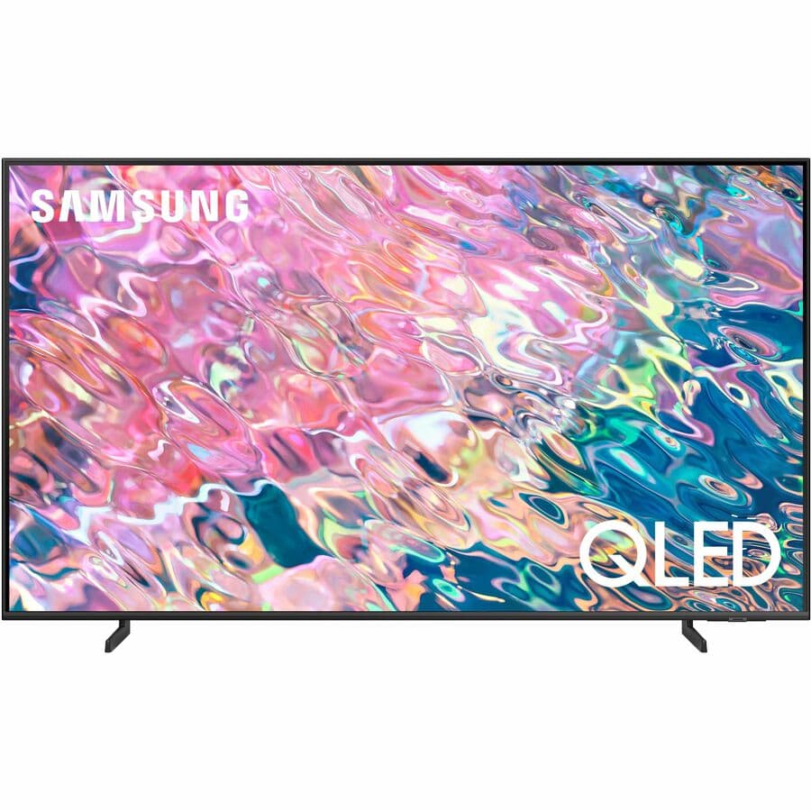 Samsung 85-inch Q60B QLED 4K smart TV with thin bezel and large screen