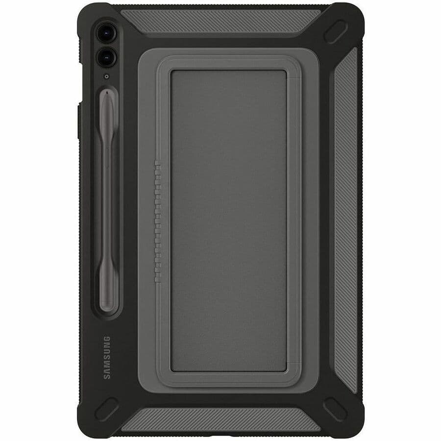 Black Samsung outdoor cover for Tab S9 FE+ tablet protection