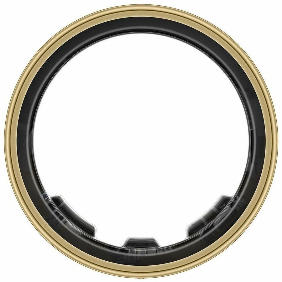 Samsung Galaxy Ring Size 8 in Gold with titanium finish, premium smart ring wearable