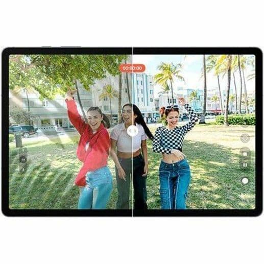 Samsung Tab S10+ gray tablet with 12GB RAM and 256GB storage