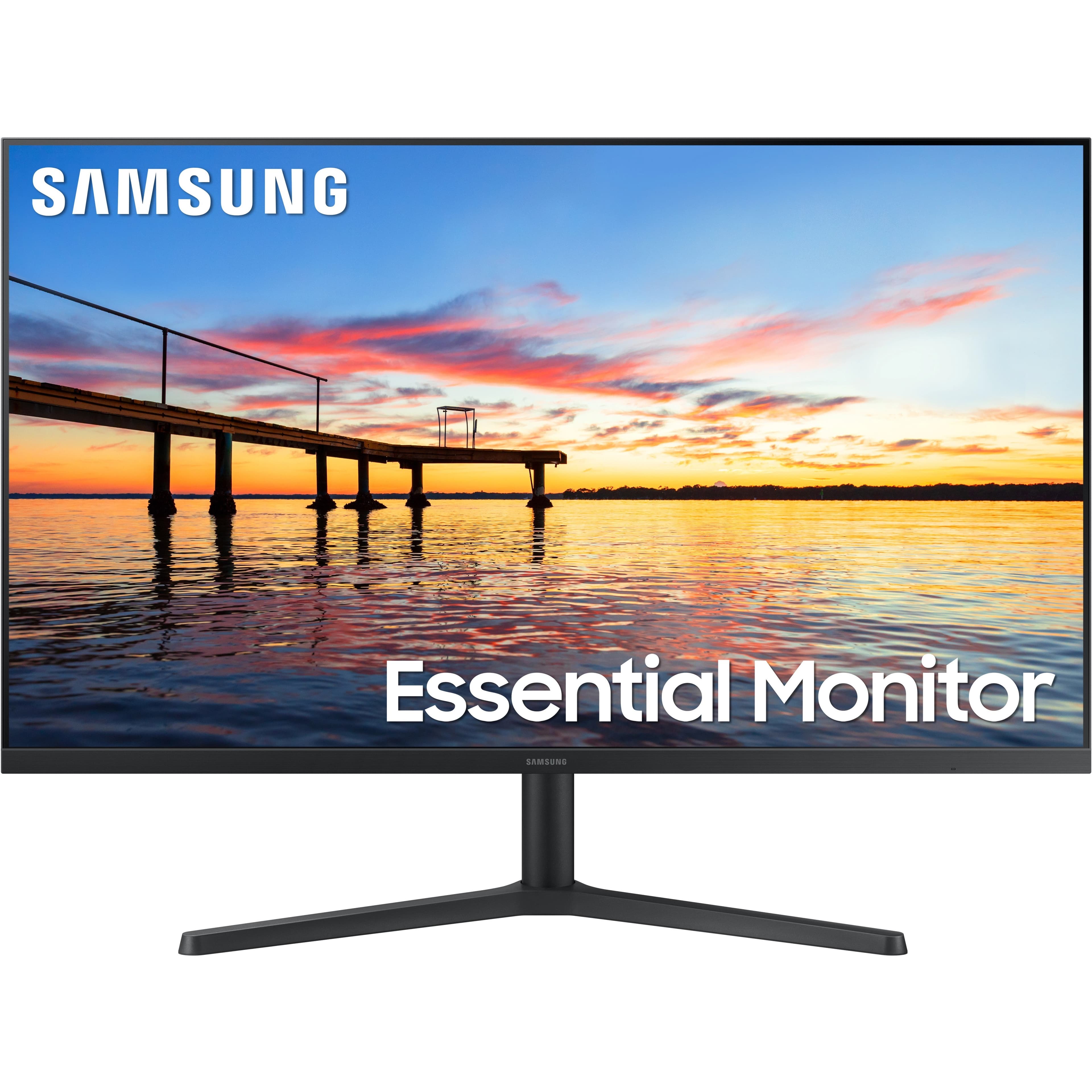 Samsung 32-inch flat computer monitor for office productivity and VESA mounting