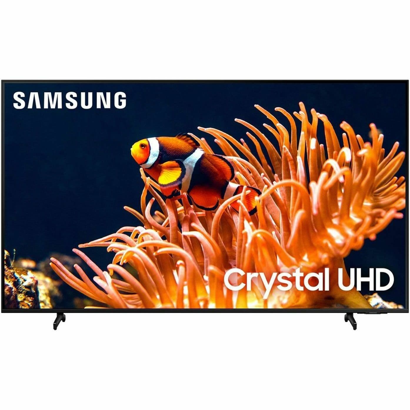 Samsung 65-inch UHD 4K Smart TV with Tizen platform, HDR, and slim modern design