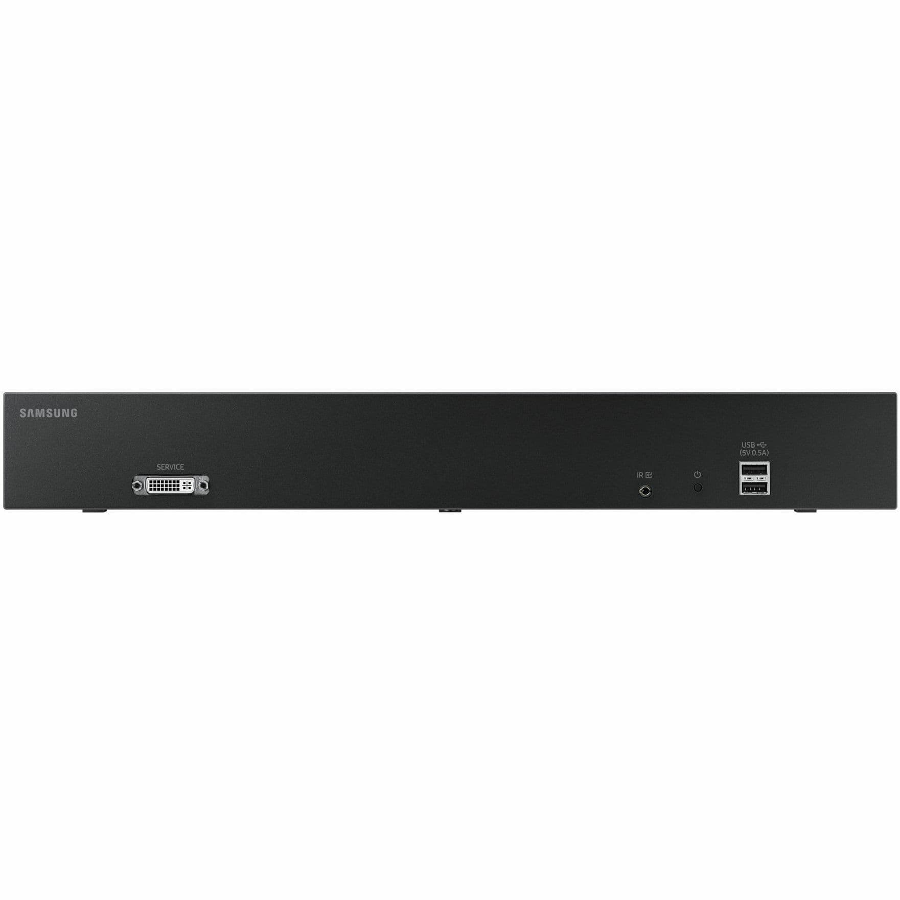 Samsung UHD S-BOX 4K digital signage media player for commercial display integration