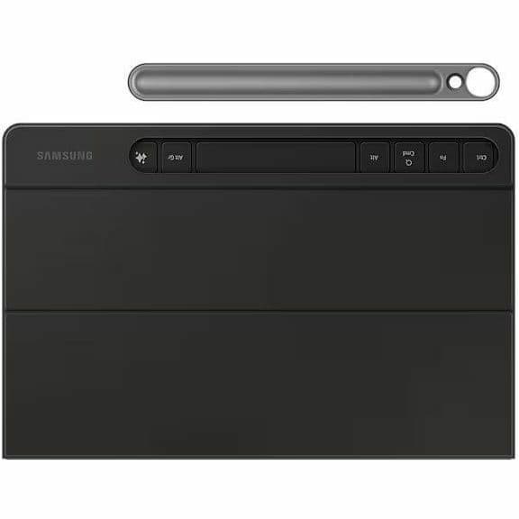 Samsung Tab S9 FE slim black book cover for tablet protection
